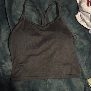 Kyodan Charcoal Gray Crop Tank Top